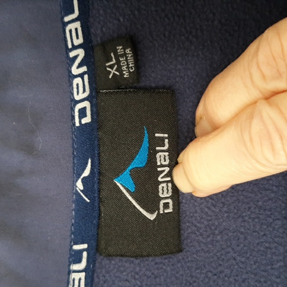 Denali Men's Blue Jacket Zip Front Pockets Lightweight sz XL - Picture 7 of 9